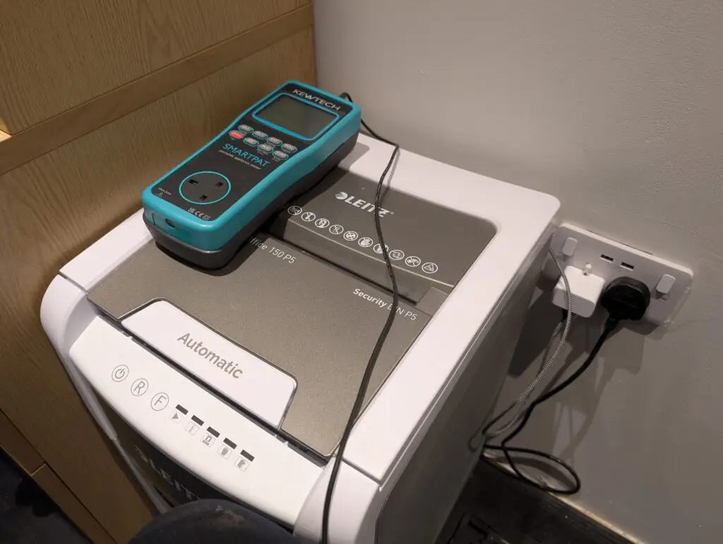 PAT Testing Shredder
